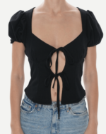 Mary Top Keten Bluz - SS24