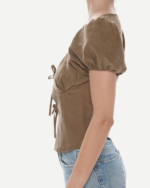 Mary Top Keten Bluz - SS24 - Görsel 2