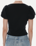 Mary Top Keten Bluz - SS24 - Görsel 3