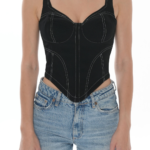 Contrast Corset - korse büstiyer
