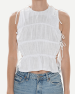 Lucille Keten Bluz -SS24 - Görsel 2