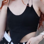 Asymmetrical Corset Top
