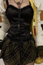 Heartcoller Corset - saten korse büstiyer