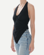 Keten Büzgü Detaylı Bluz - SS23