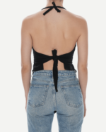 Keten Büzgü Detaylı Bluz - SS23 - Görsel 3