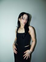 Matte Black Corset - Askılı Korse Büstiyer - Görsel 3