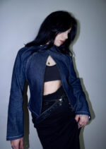 Varilith Dark Denim Ceket - Fermuarlı Kot Ceket - Limited edition - Görsel 7