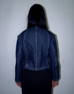 Varilith Dark Denim Ceket - Fermuarlı Kot Ceket - Limited edition - Görsel 8