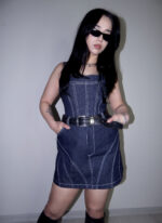 Vylara Denim Mini Etek - DenimX - Görsel 5