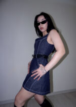 Vylara Denim Mini Etek - DenimX - Görsel 6