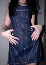 Vylara Denim Mini Etek - DenimX - Görsel 3