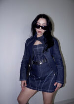 Varilith Dark Denim Ceket - Fermuarlı Kot Ceket - Limited edition - Görsel 5