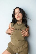 Keten Rosa Takım - Keten Şort Bluz Alt Üst Takım – İkili takım - Görsel 2